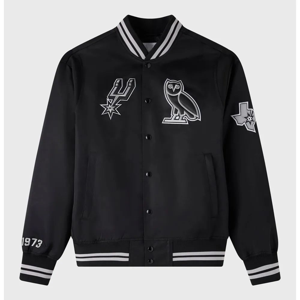 OVO San Antonio Spurs Black Jacket OVO San Antonio Spurs Black Jacket