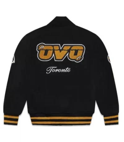 OVO Toronto Raptors Varsity Black Wool Jacket