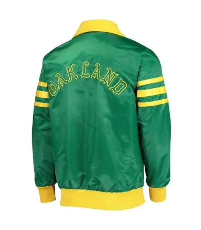 The Captain III Oakland A’s Cooperstown Collection Kelly Green Jacket