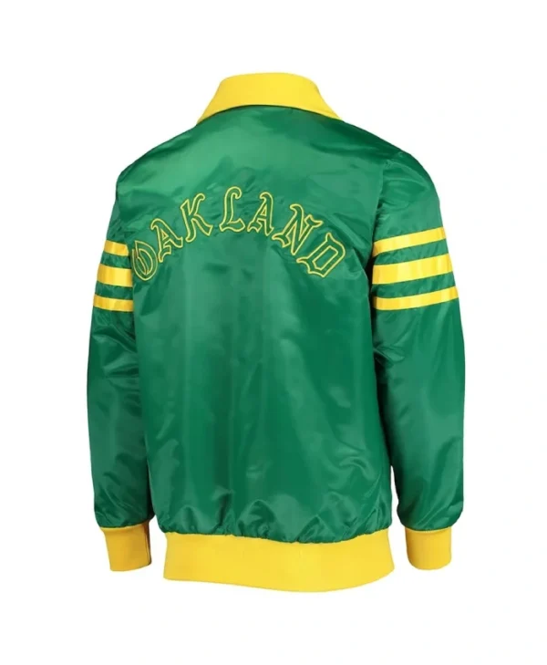 The Captain III Oakland A’s Cooperstown Collection Kelly Green Jacket
