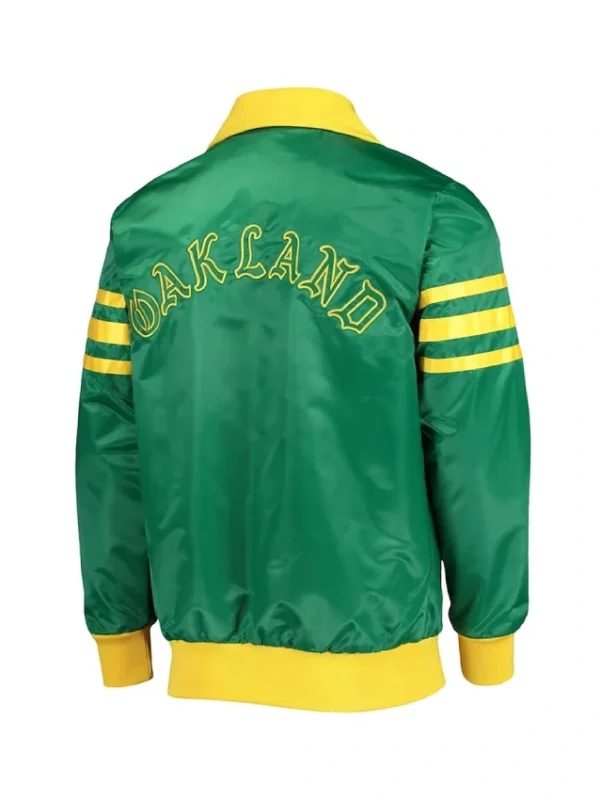 The Captain III Oakland A’s Cooperstown Collection Kelly Green Jacket