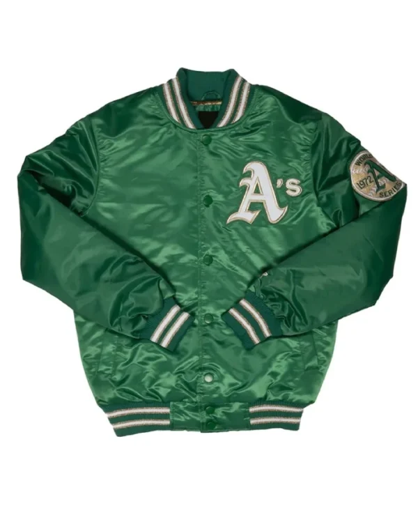 Oakland Athletics Anniversary Satin Jacket