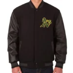Oakland Athletics Black Varsity Jacket