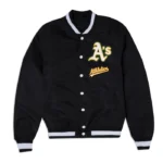 Oakland Athletics Logo Select Black Jacket