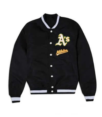 Oakland Athletics Logo Select Black Jacket