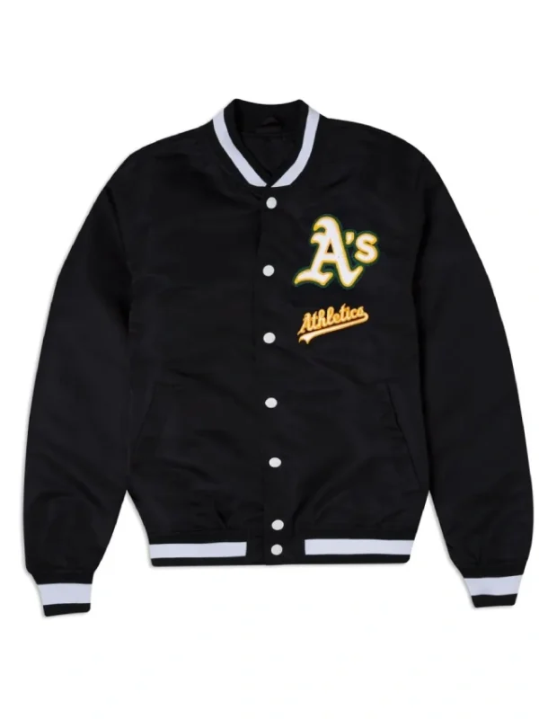 Oakland Athletics Logo Select Black Jacket