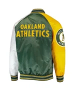 Reliever Oakland Athletics Varsity Satin Jacket