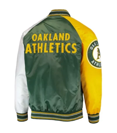 Reliever Oakland Athletics Varsity Satin Jacket