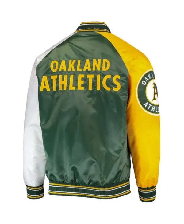Reliever Oakland Athletics Varsity Satin Jacket