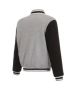 Oakland Athletics Gray and Black Varsity Wool Jacket
