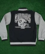 Oakland Raiders Warm Up Team History Jacket