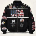 Oettinger Team USA Black Bomber Jacket