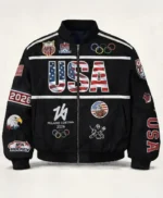 Oettinger Team USA Black Bomber Jacket