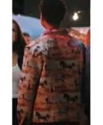 Off Campus Dexter Horse Print Jacket