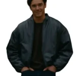 Off Campus Garrett Graham Leather Bomber Jacket