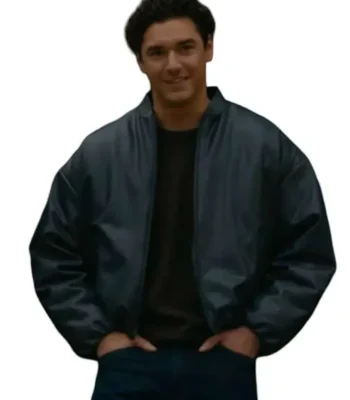 Off Campus Garrett Graham Leather Bomber Jacket