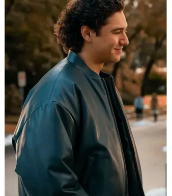 Off Campus Garrett Graham Leather Bomber Jacket