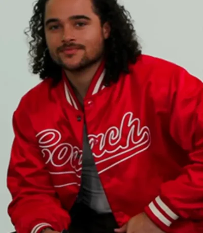 Off Campus John Tucker Red Varsity Jacket