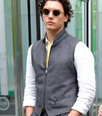 Off Campus Press Tour Garrett Graham Grey Vest
