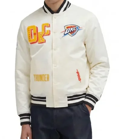 Oklahoma City Thunder Best of Rib Satin Jacket