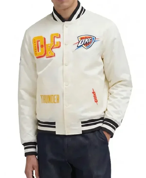 Oklahoma City Thunder Best of Rib Satin Jacket