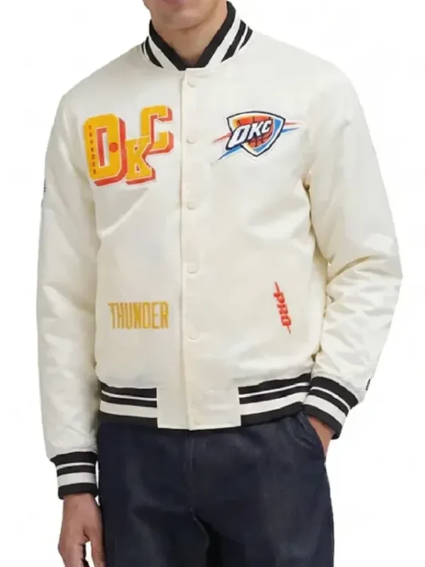 Oklahoma City Thunder Best of Rib Satin Jacket