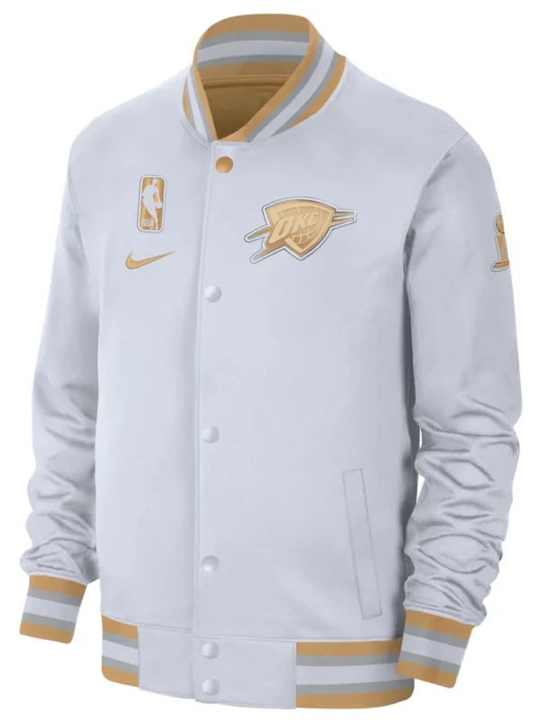 Oklahoma City Thunder Nike 2025 Finals Champions Jacket