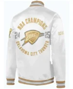 Oklahoma City Thunder White Champions Jacket