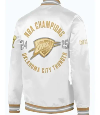 Oklahoma City Thunder White Champions Jacket