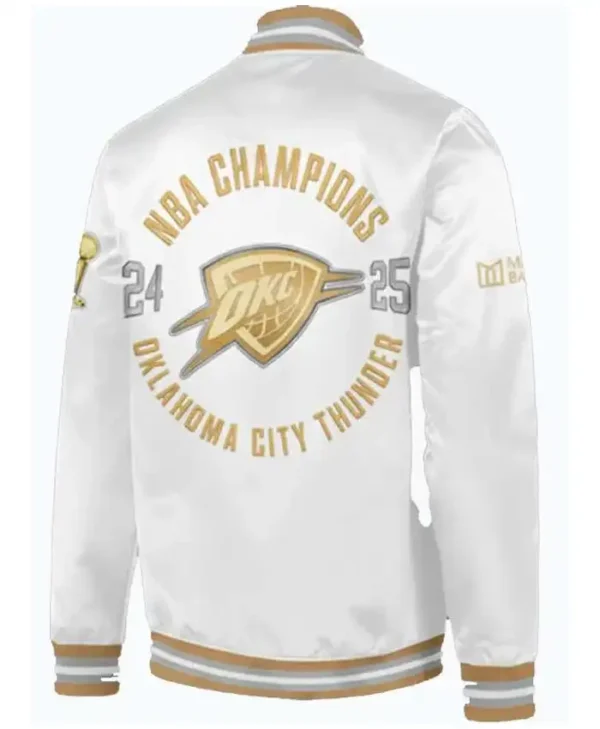 Oklahoma City Thunder White Champions Jacket