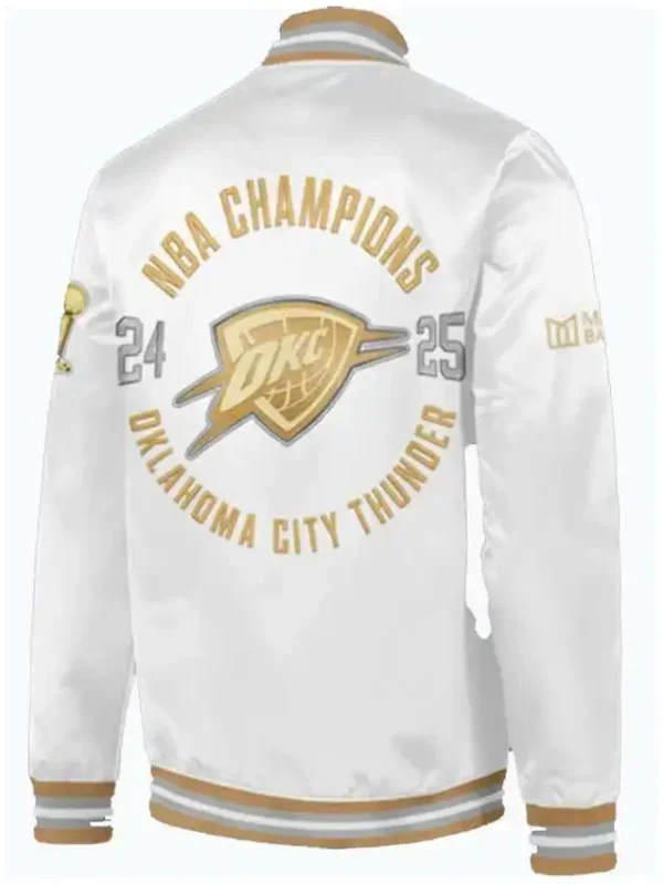 Oklahoma City Thunder White Champions Jacket