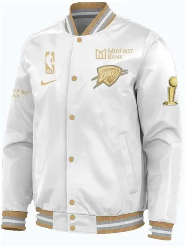 Oklahoma City Thunder White Champions Jacket