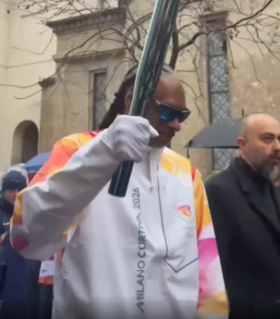 Olympic 2026 Snoop Dogg Torchbearer Jacket