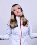 Olympics 2026 Alysa Liu White Jacket