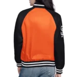 Orange-Black San Francisco Giants Home Run Varsity Satin Jacket
