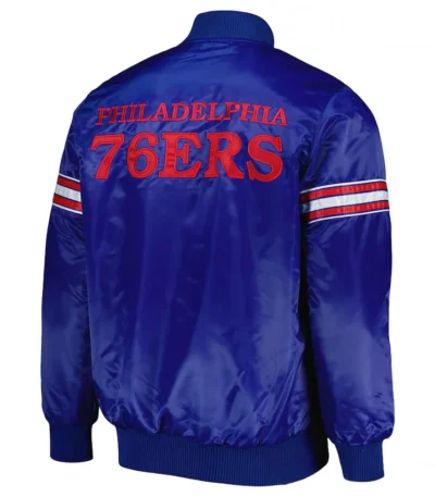 Philadelphia 76ers Pick & Roll Royal Blue Jacket