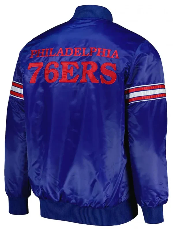 Philadelphia 76ers Pick & Roll Royal Blue Jacket