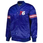 Philadelphia 76ers Pick & Roll Royal Blue Jacket