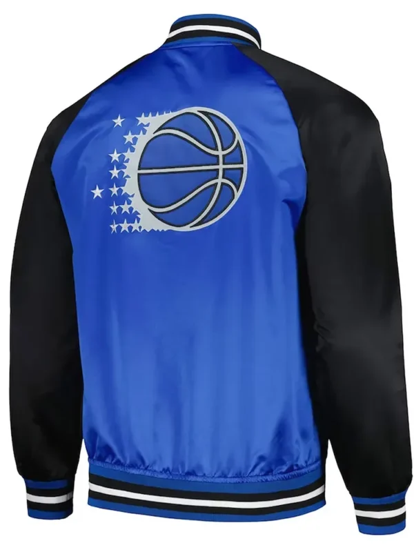 Orlando Magic Double Clutch Blue Satin Jacket