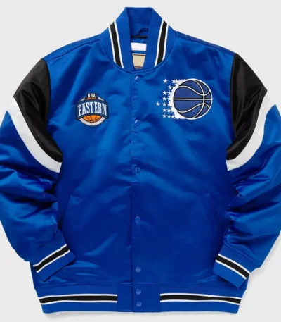 Orlando Magic Heavyweight Blue Satin Jacket