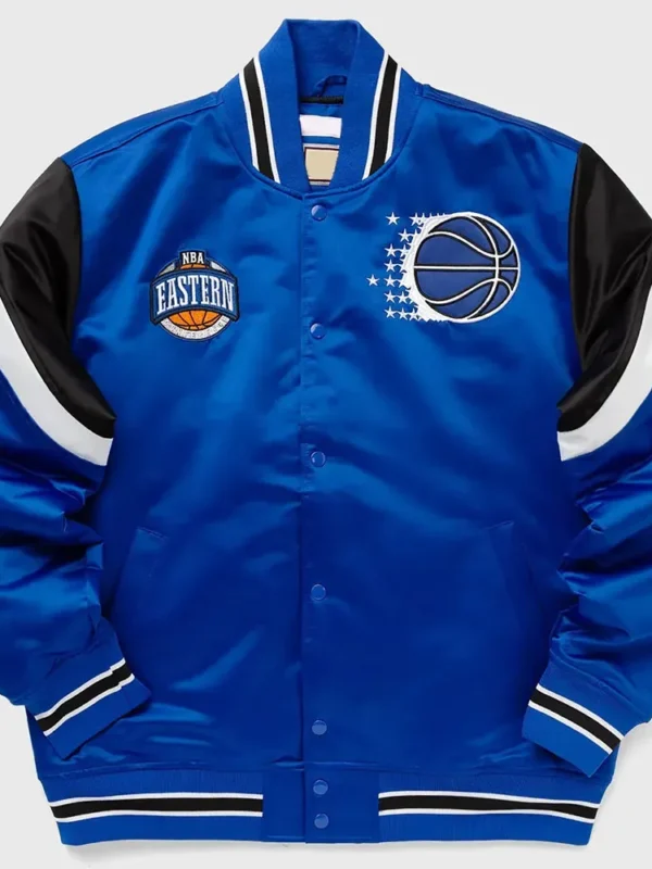 Orlando Magic Heavyweight Blue Satin Jacket
