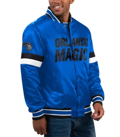 Orlando Magic Home Game Blue Satin Jacket