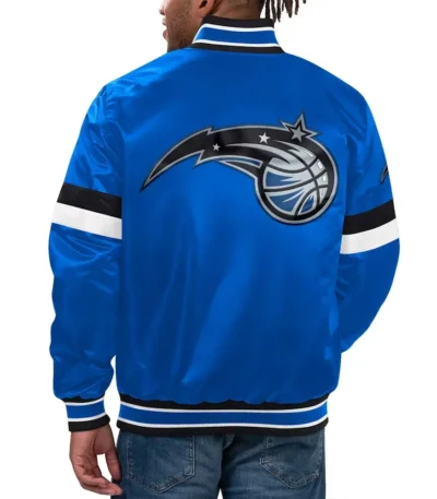 Orlando Magic Home Game Blue Satin Jacket