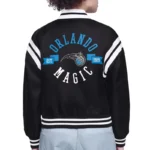 Orlando Magic Printed Logo Varsity Satin Jacket