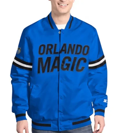 Orlando Magic Scout Varsity Satin Jacket