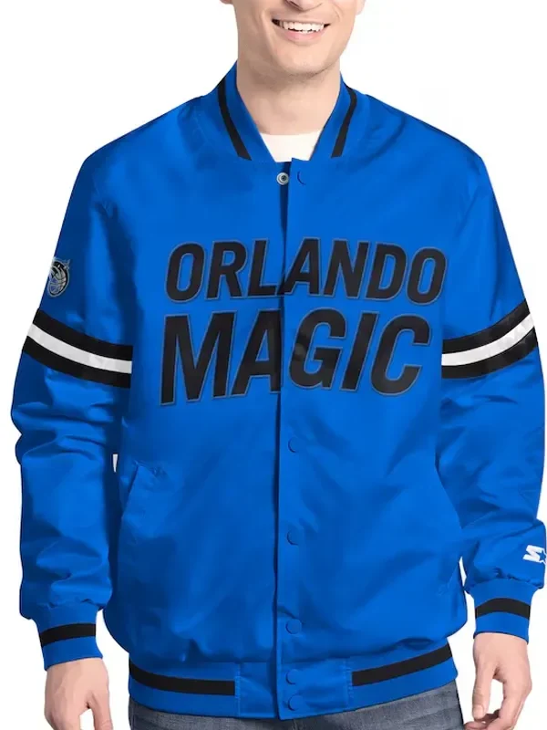 Orlando Magic Scout Varsity Satin Jacket