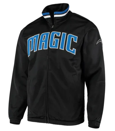 Orlando Magic Threat Tricot Track Satin Jacket