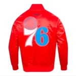 Philadelphia 76ers Classic Big Logo Satin Jacket