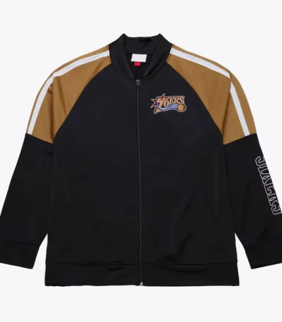 Philadelphia 76ers Color Blocked Full-Zip Track Jacket