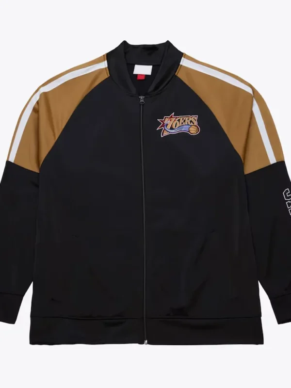 Philadelphia 76ers Color Blocked Full-Zip Track Jacket